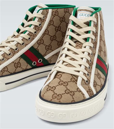 gucci tennis treck low-top sneakers|Gucci tennis 1977 high top.